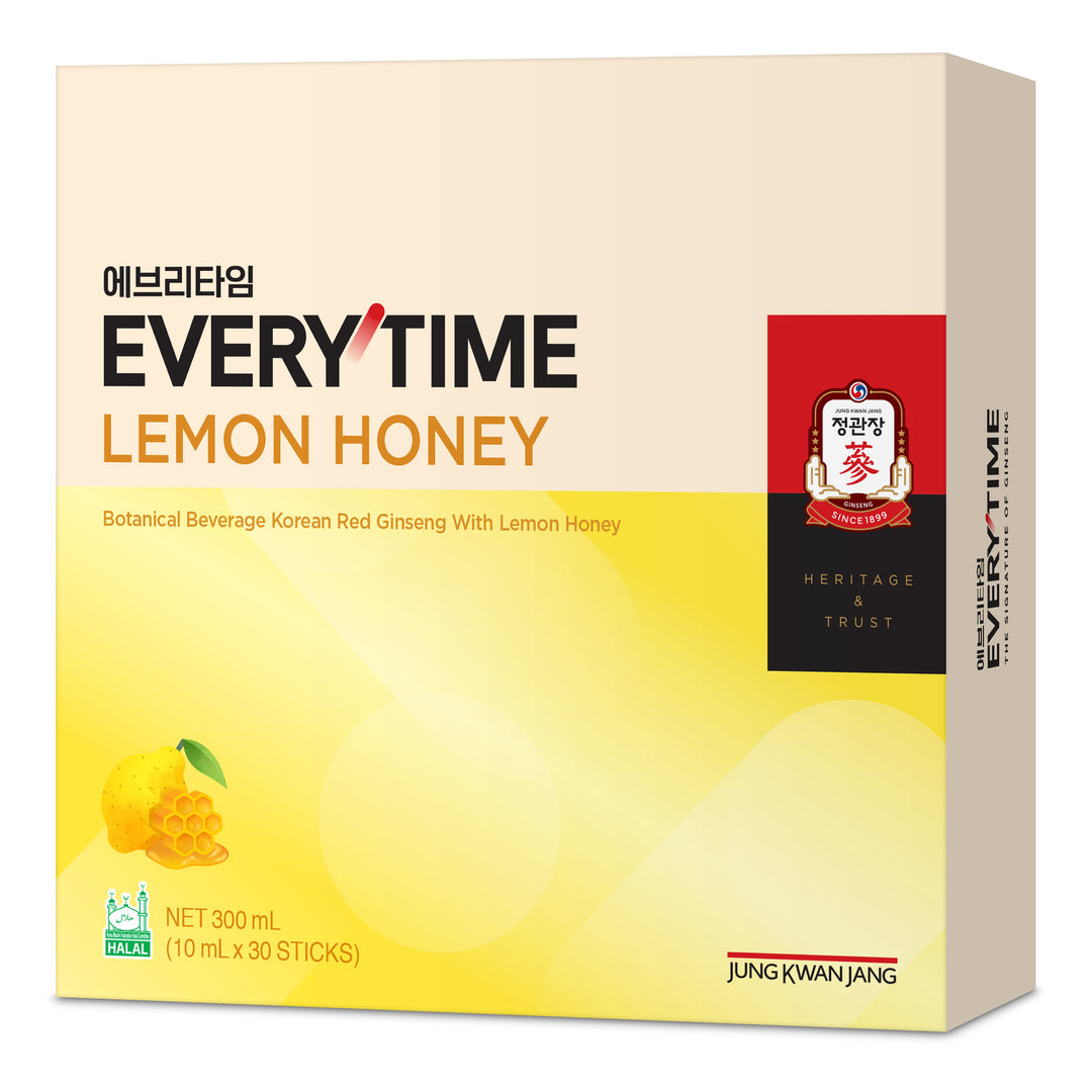 Korean Red Ginseng Everytime V - Lemon Honey Flavour 10ml (30 sticks)