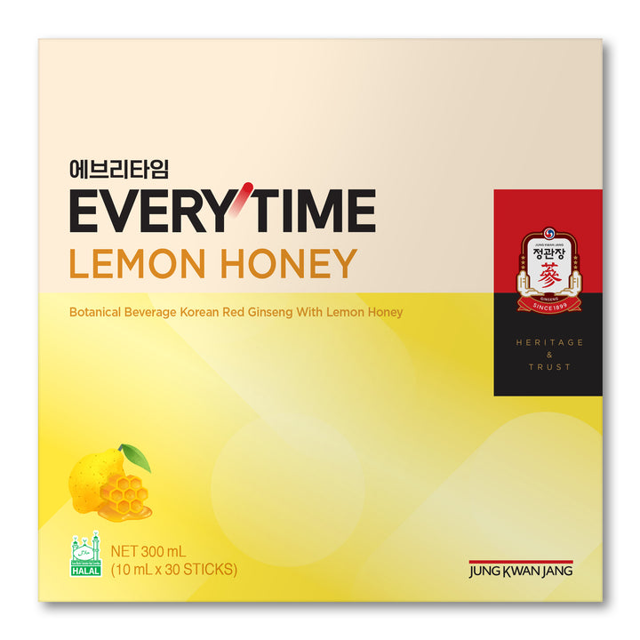 Korean Red Ginseng Everytime V - Lemon Honey Flavour 10ml (30 sticks)