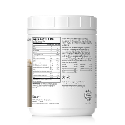 Energizing Soy Protein (Vanilla) 850g