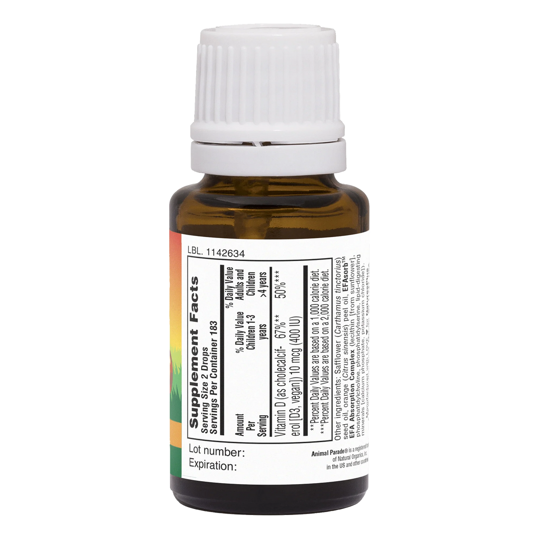 Animal Parade® Vitamin D3 400 IU Liquid Drops