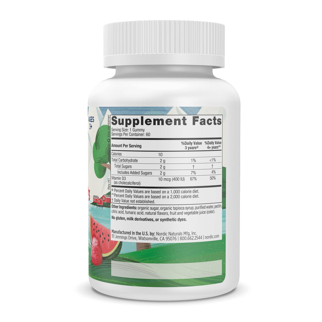 Vitamin D3 Gummies Kids (Watermelon Splash)