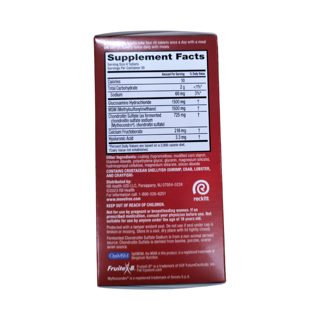 Move Free Advanced PRO with Hi-Absorption Chondroitin and Glucosamine ...