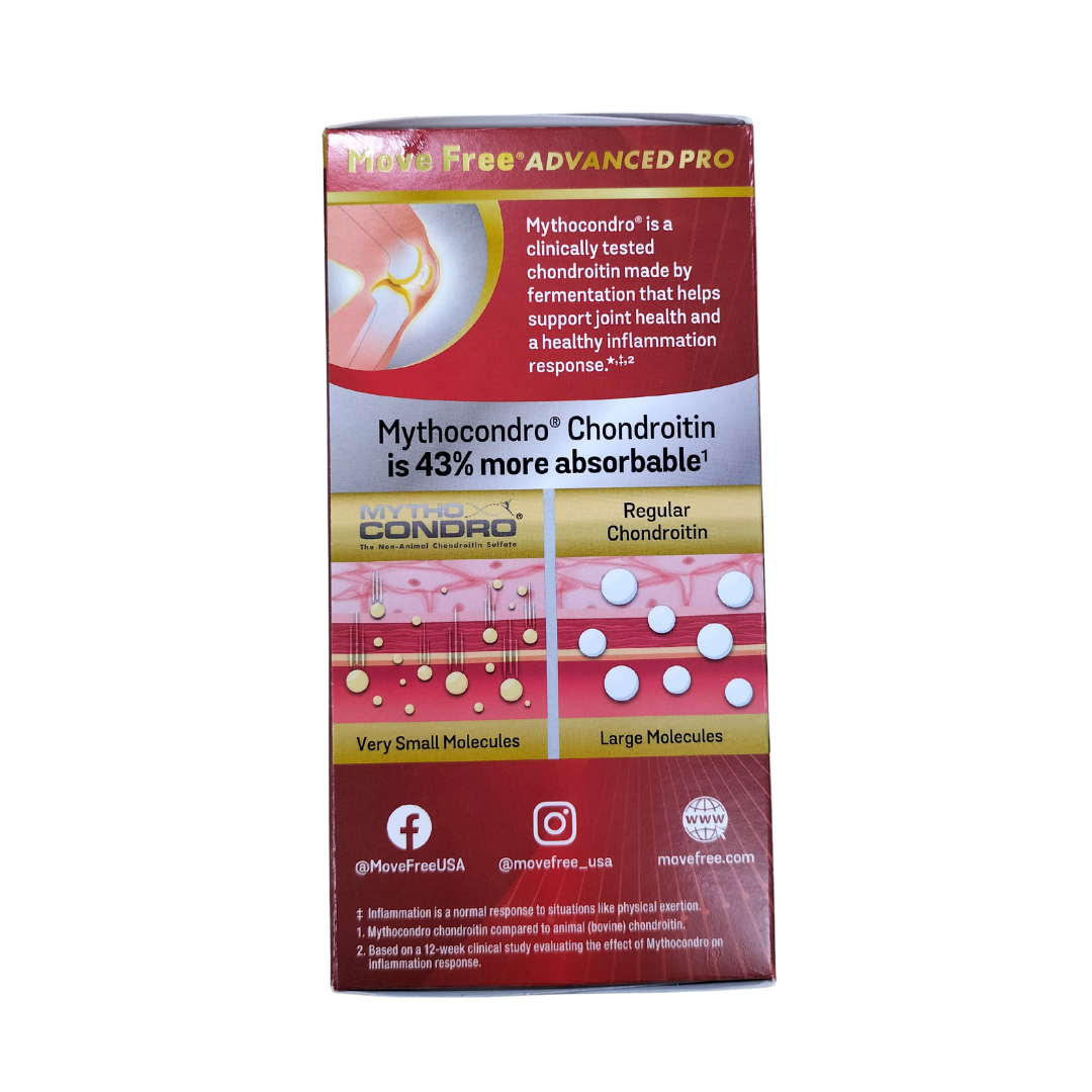 Move Free Advanced PRO with Hi-Absorption Chondroitin and Glucosamine ...