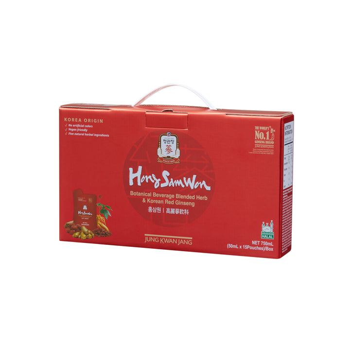 Hong Sam Won Korean Red Ginseng and Blended Herb 50ml x 15 Pouches