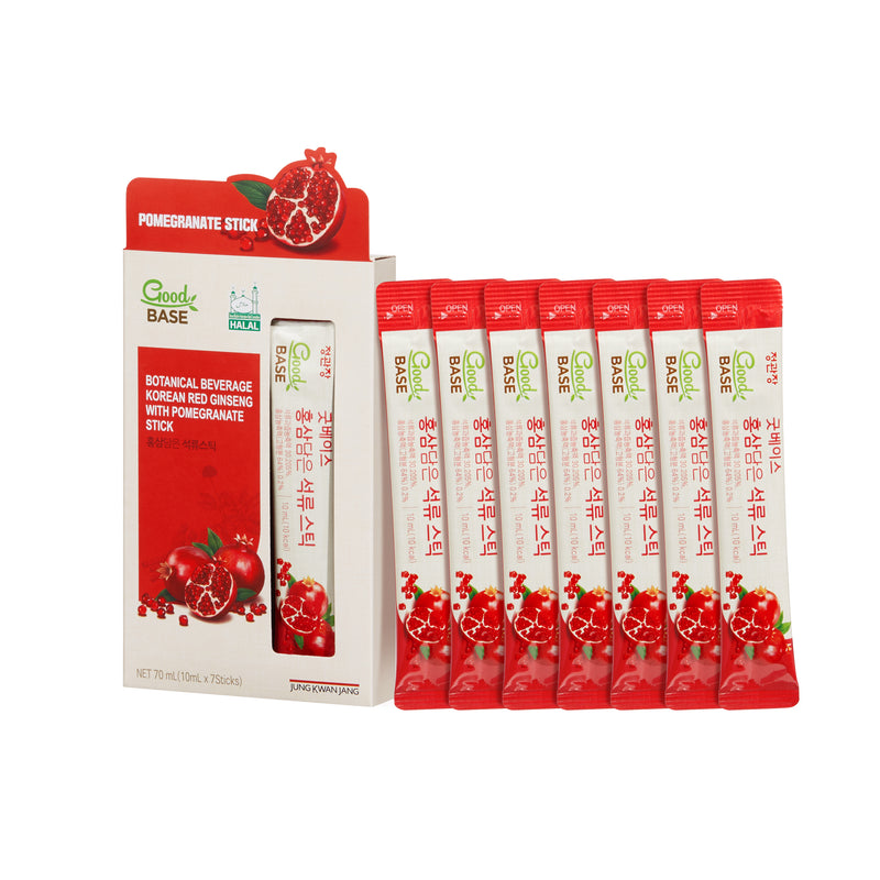 GoodBase Ginseng w Pomegranate 10ml (7 sticks or 30 sticks)