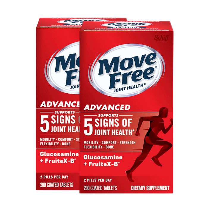 [Bundle of 2 @ 40%] Move Free Advanced (Glucosamine 1500mg + Chondroitin 200mg) Joint Supplements 80 tablets
