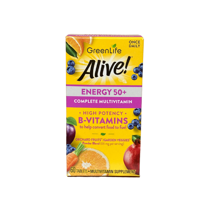 (Exp Apr 2025) Alive! Energy 50+ Complete Multivitamin (60 tablets)