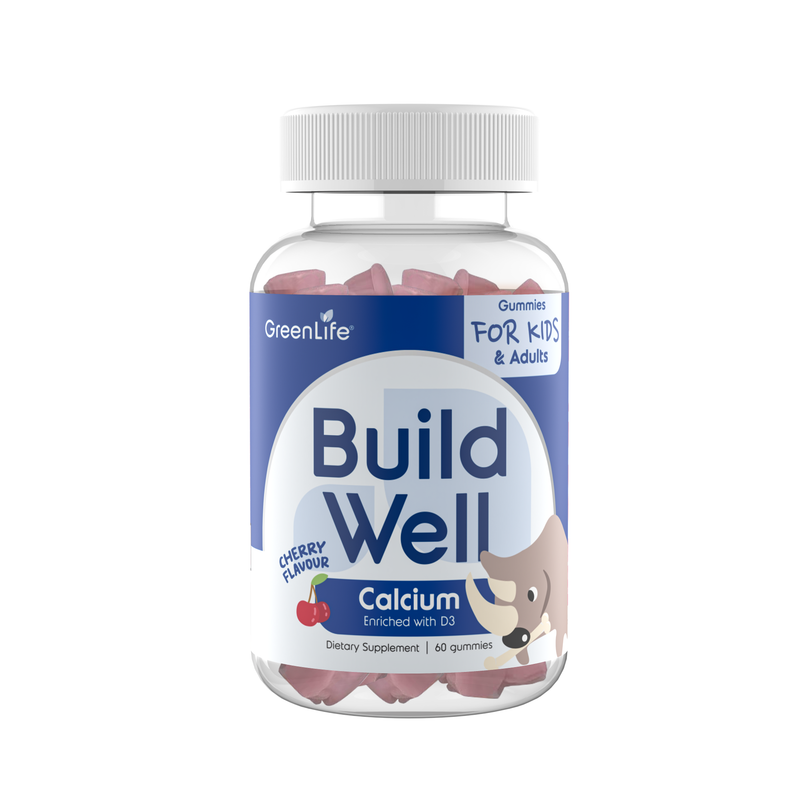 (Exp Apr 2025) Build Well Gummies (Calcium, Enriched with D3) 60 gummies