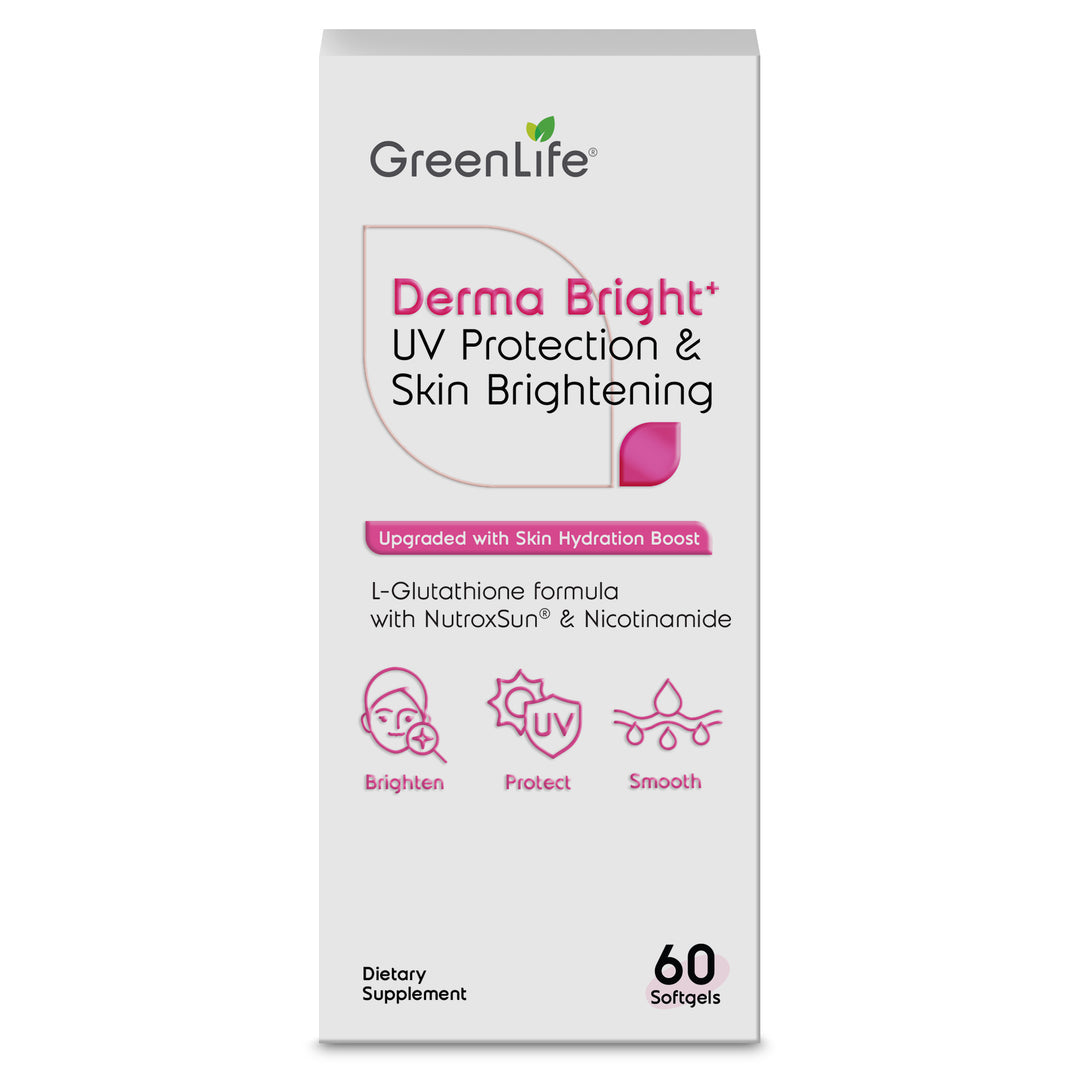 Derma Bright⁺ UV Protection &amp; Skin Brightening 60 Softgel