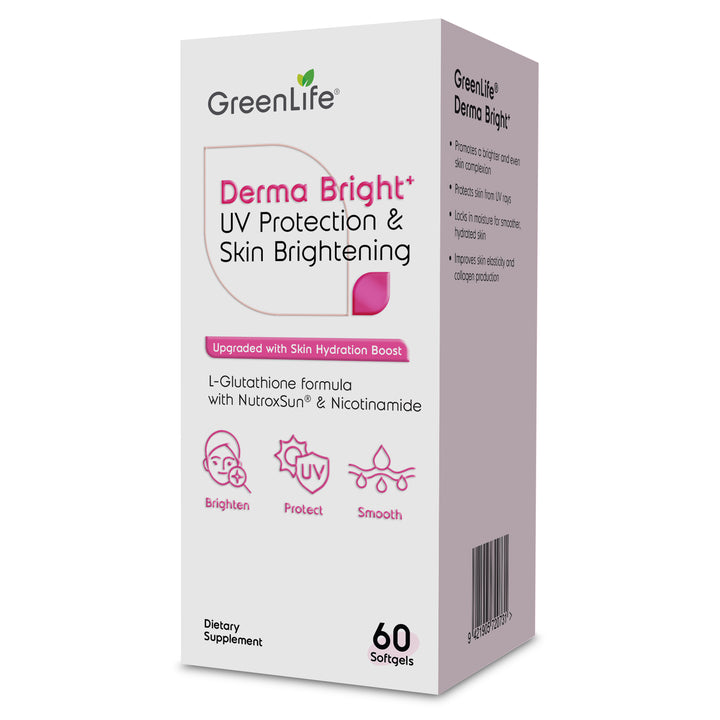 Derma Bright⁺ UV Protection &amp; Skin Brightening 60 Softgel