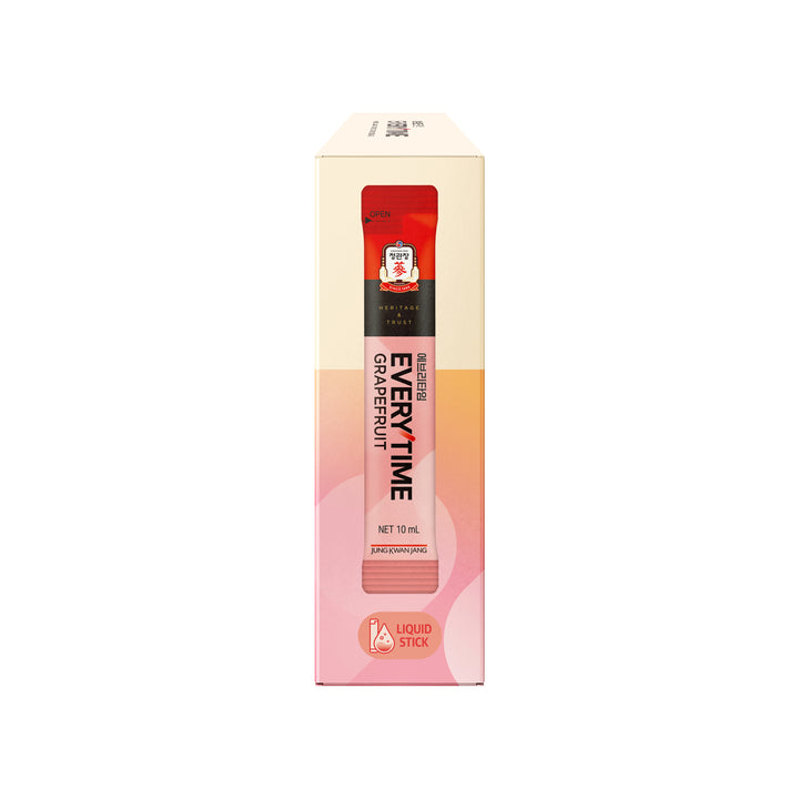 Korean Red Ginseng Everytime V - Grapefruit Flavour 10ml x 14 sticks