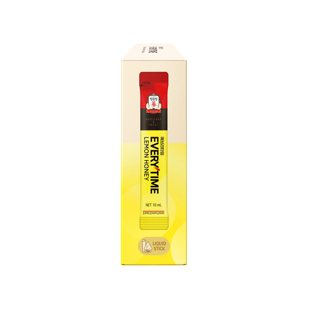 Korean Red Ginseng Everytime V - Lemon Honey Flavour 10ml (14 sticks)