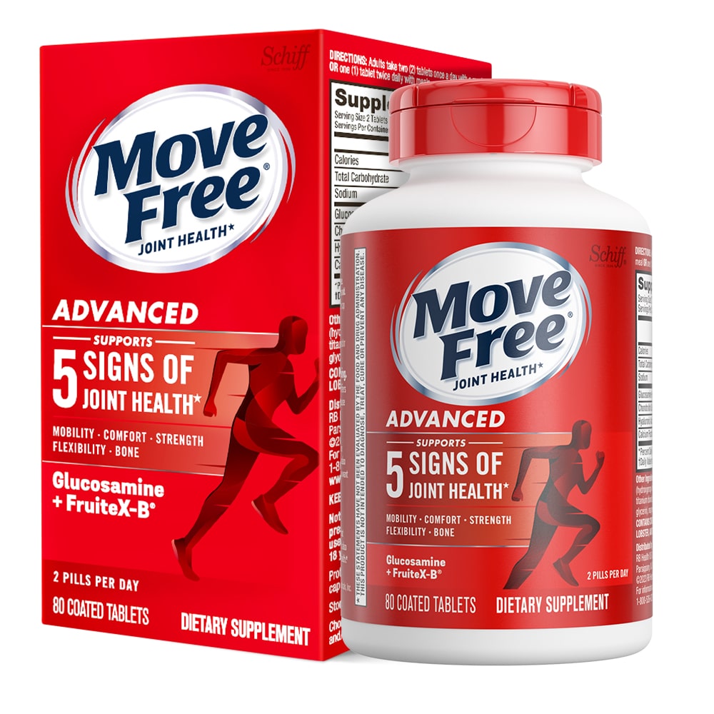 Move Free Advanced (Glucosamine 1500mg + Chondroitin 200mg) Joint Supp ...