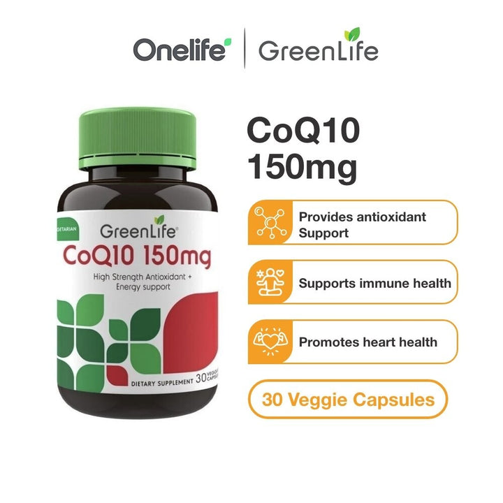 CoQ10 150mg - 30 veggie capsules