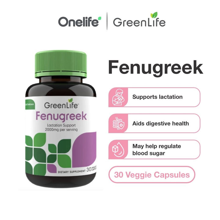 Fenugreek (30 veggie capsules)