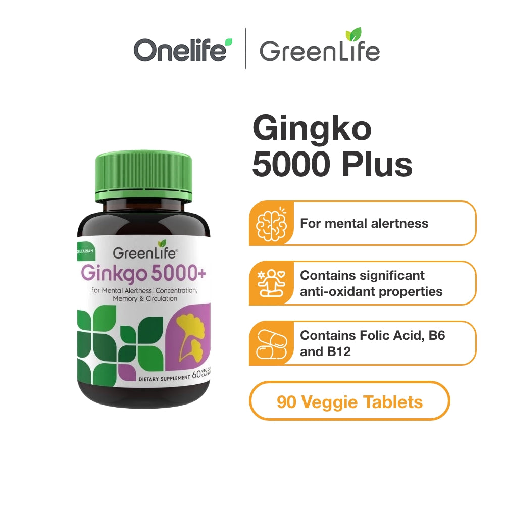 Ginkgo 5000 Plus | 90 tablets