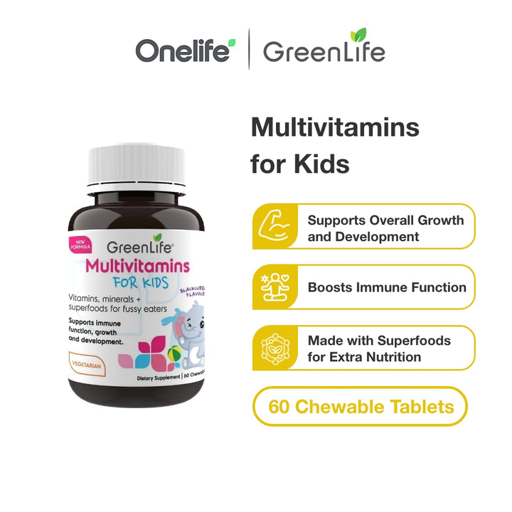 Multivitamins for Kids 60 Chewable Tablets