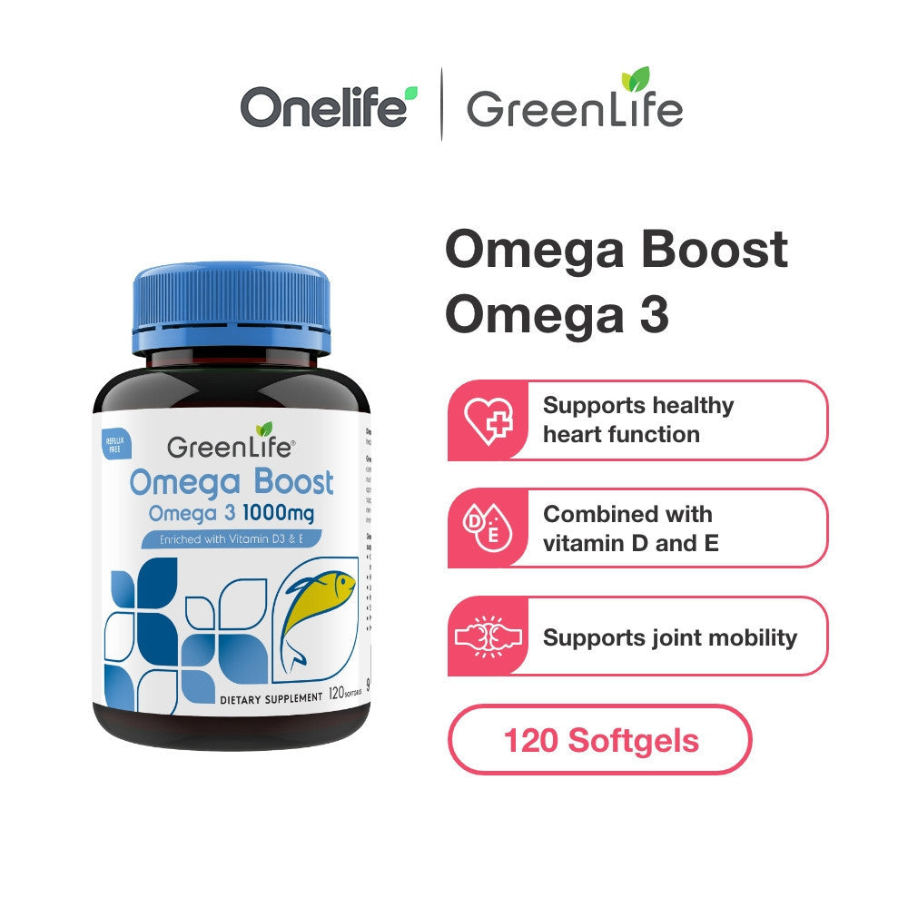 Omega Boost | Omega 3 1000mg 120 softgels