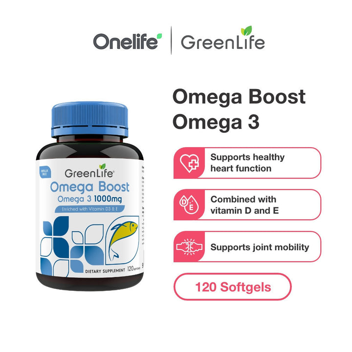Omega Boost | Omega 3 1000mg 120 softgels