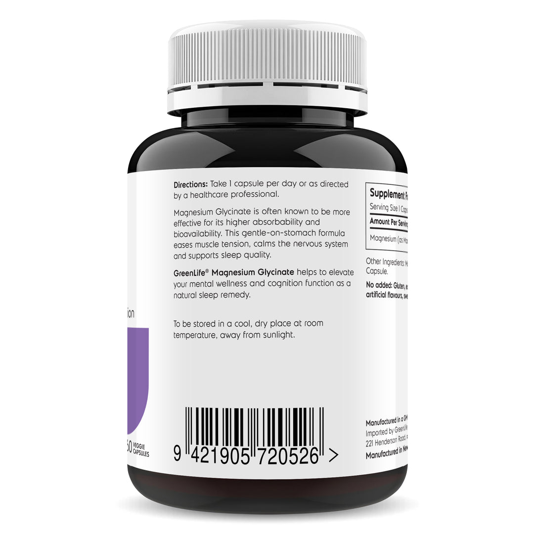 Magnesium Glycinate | 60 Capsule