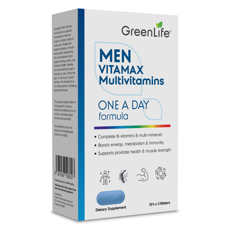 Vitamax Men Multivitamins 30 or 60 Tablets