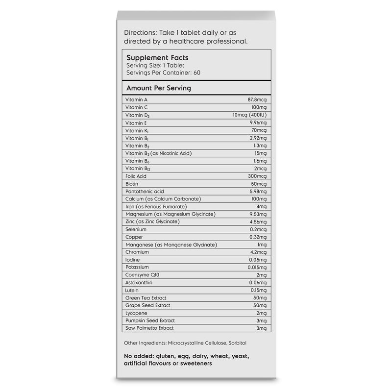 Vitamax Men Multivitamins 30 or 60 Tablets