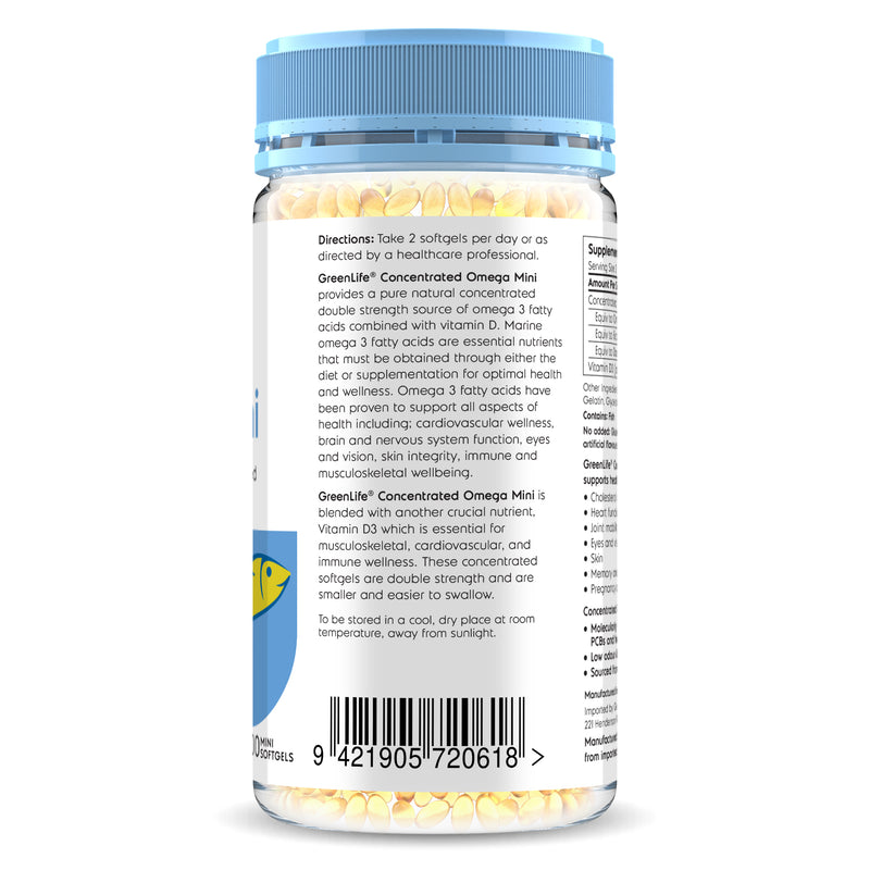Concentrated Omega Mini 300 mini softgels