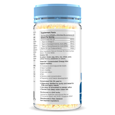 Concentrated Omega Mini 300 mini softgels