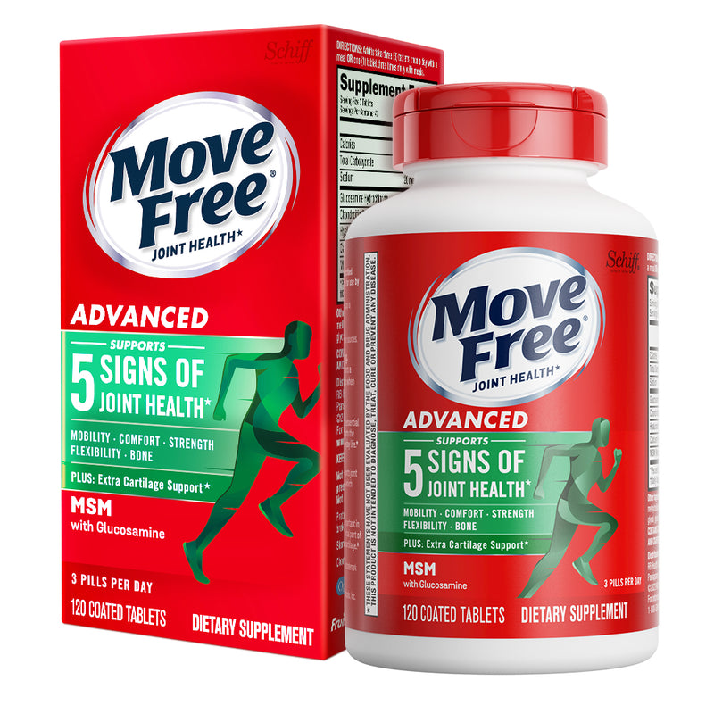 Move Free Advanced Plus MSM, Glucosamine  + Chondroitin 120 coated tablets