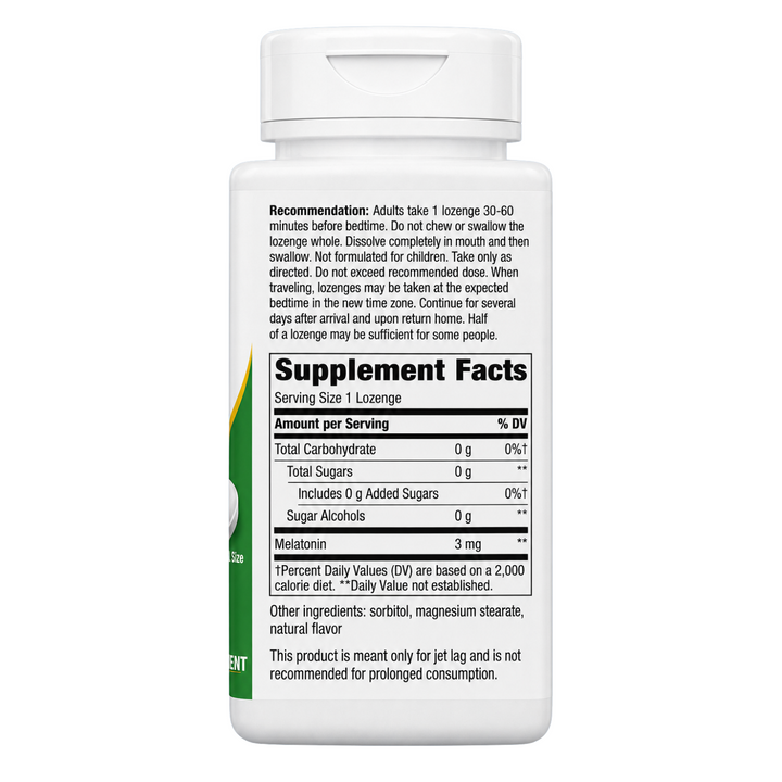 Melatonin 3mg - 60 Vegan Lozenges
