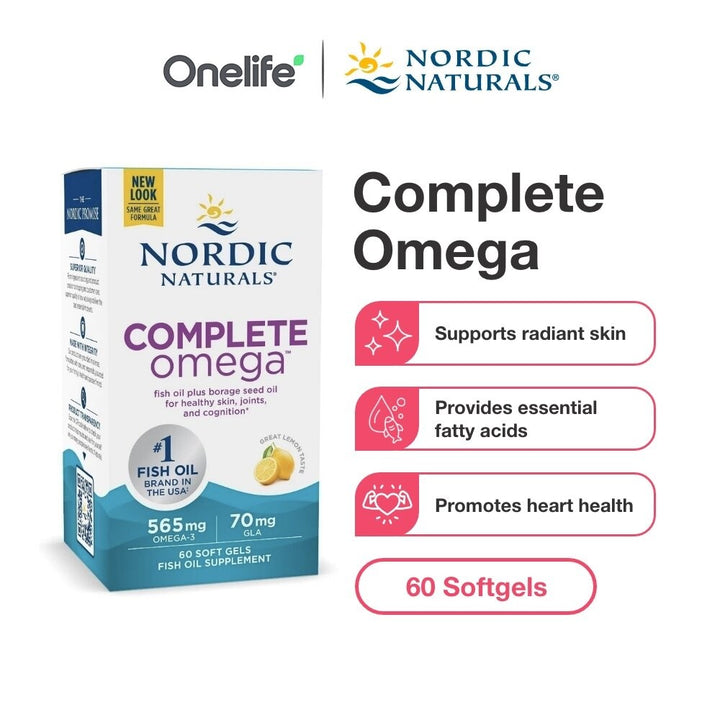 Complete Omega 565mg - 60 soft gels
