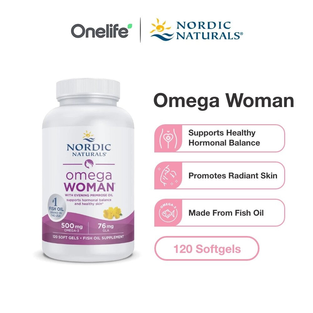 Omega Woman with Evening Primrose Oil
