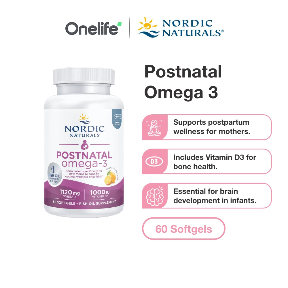 Postnatal Omega-3 60 softgels