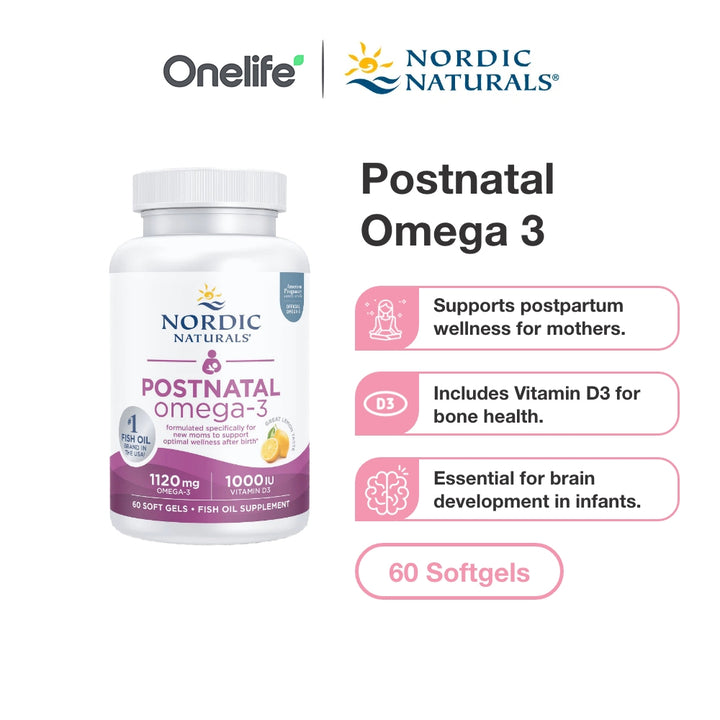 Postnatal Omega-3 60 softgels
