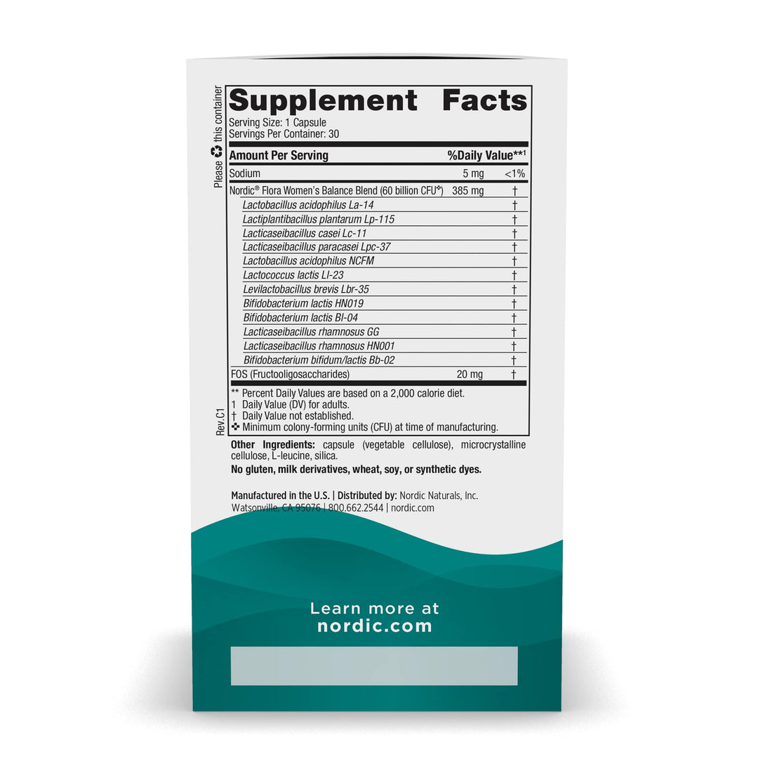 Nordic Naturals Nordic Flora Probiotic Women&