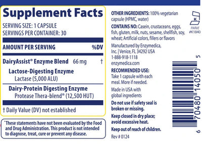 Enzymedica DairyAssist