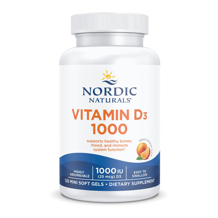 Vitamin D3 1000IU 120 mini softgels