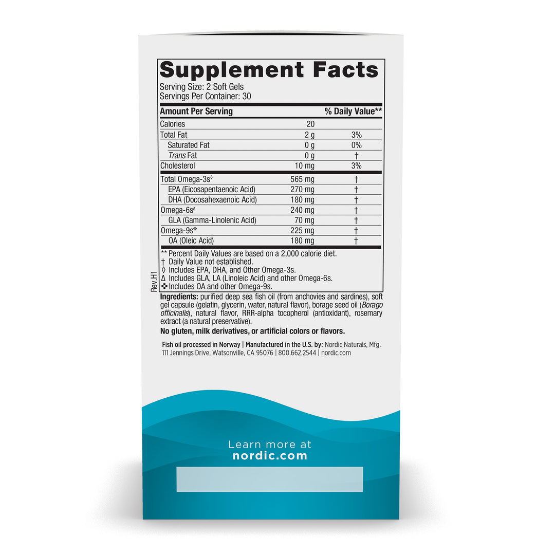 Complete Omega 565mg - 60 soft gels