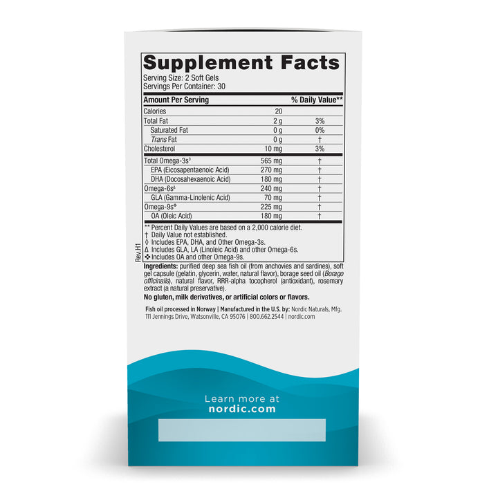 Complete Omega 565mg - 60 soft gels