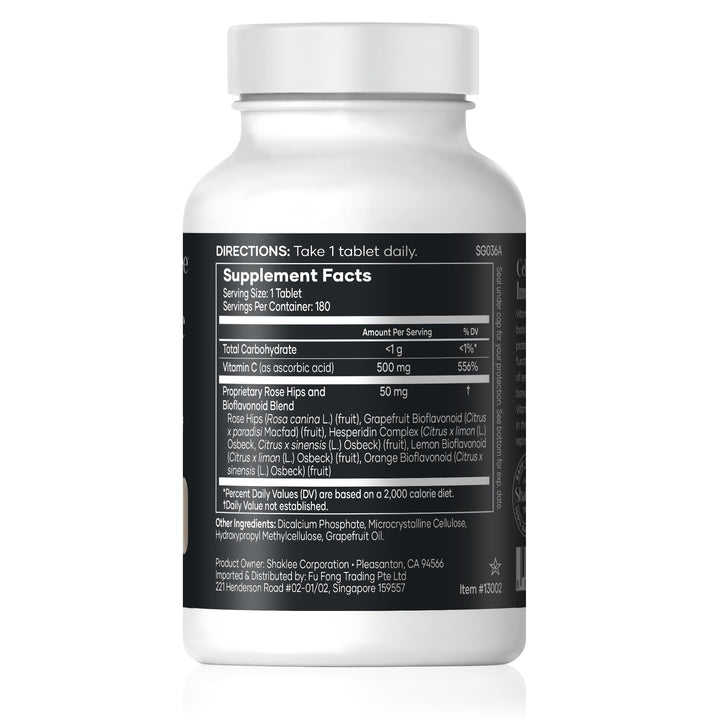 Vita-C 500mg Sustained Release - 180 Tablets