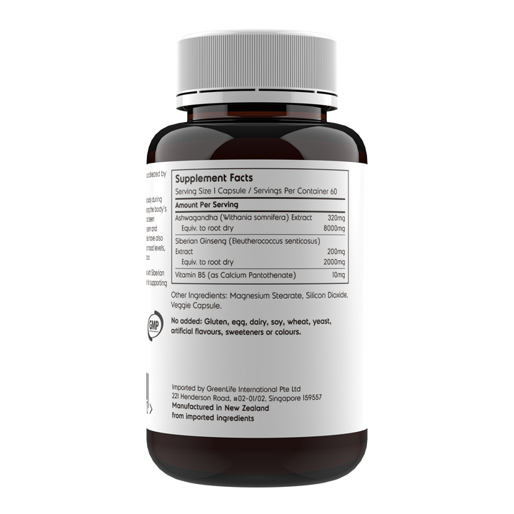 Stress Relief | Ashwagandha + Siberian Ginseng