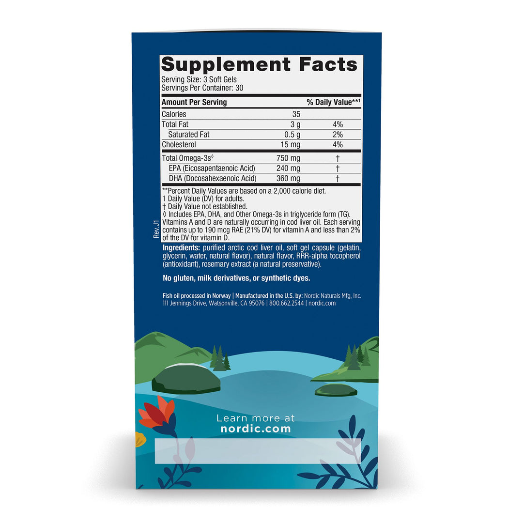 Arctic Cod Liver Oil - 90 soft gels