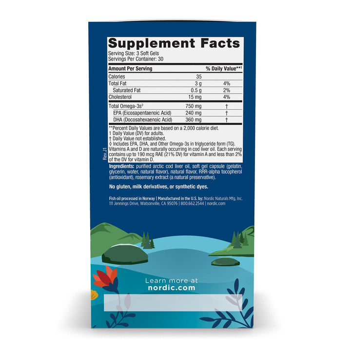 Arctic Cod Liver Oil - 90 soft gels