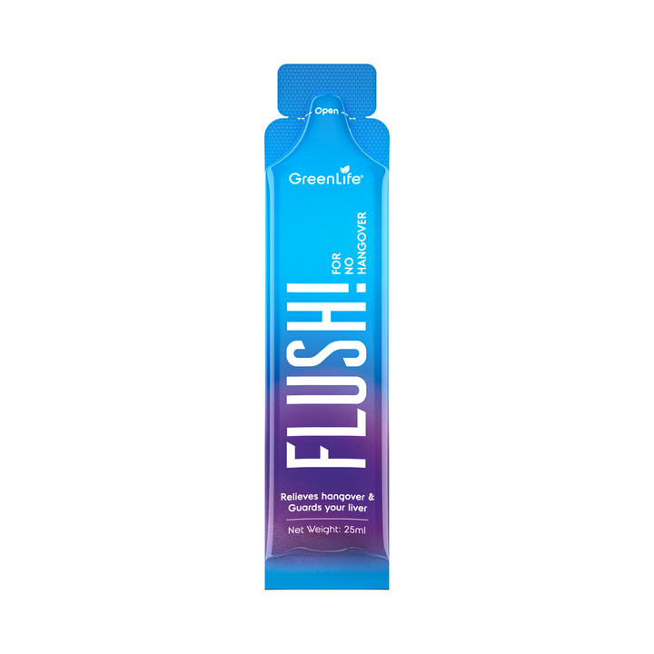 (Expiry: 24 June 2026) FLUSH!: Relieves Hangover &amp; Guards Your Liver x 10 sachets