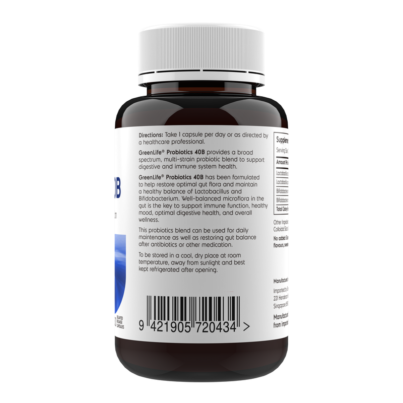 Probiotics 40B (30 delayed release capsules)