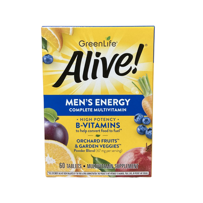 Alive! Men's Energy Complete Multivitamin (60 tablets)