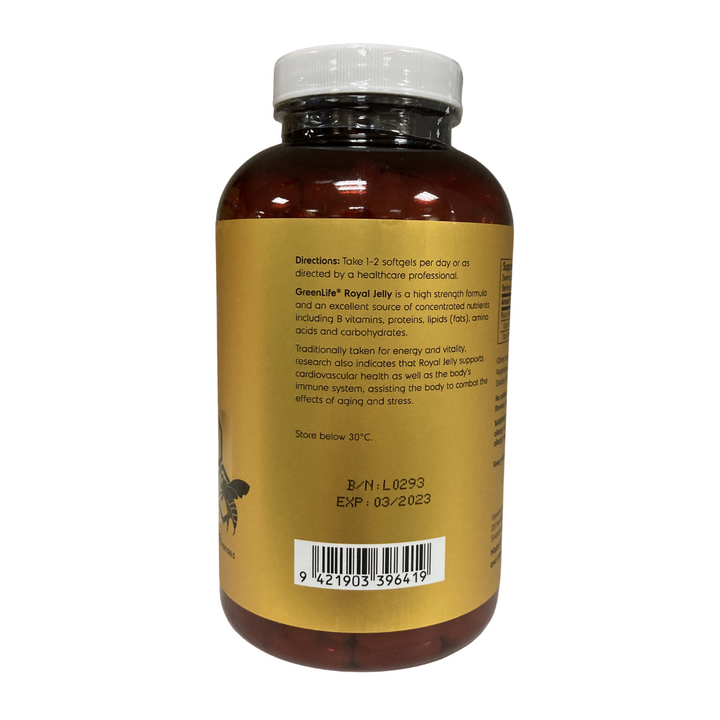 Royal Jelly 10HDA 12mg- 365 softgels