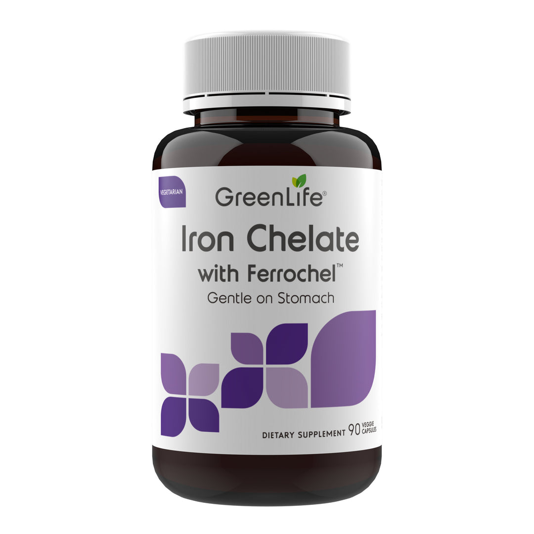 Iron Chelate with Ferrochel - 90 capsules