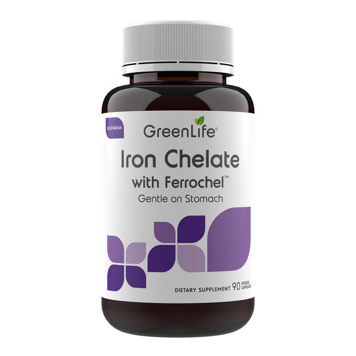 Iron Chelate with Ferrochel - 90 capsules