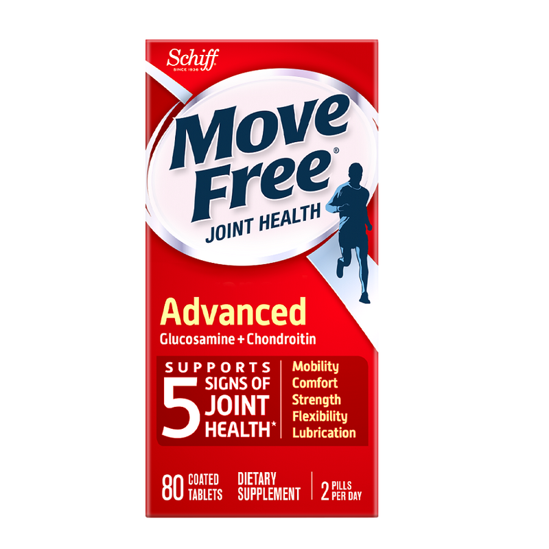 Move Free Advanced (Glucosamine 1500mg + Chondroitin 200mg) Joint Supplements 80 tablets